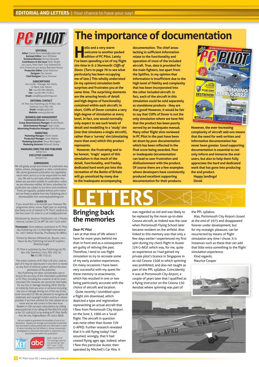 PC Pilot Preview Pages