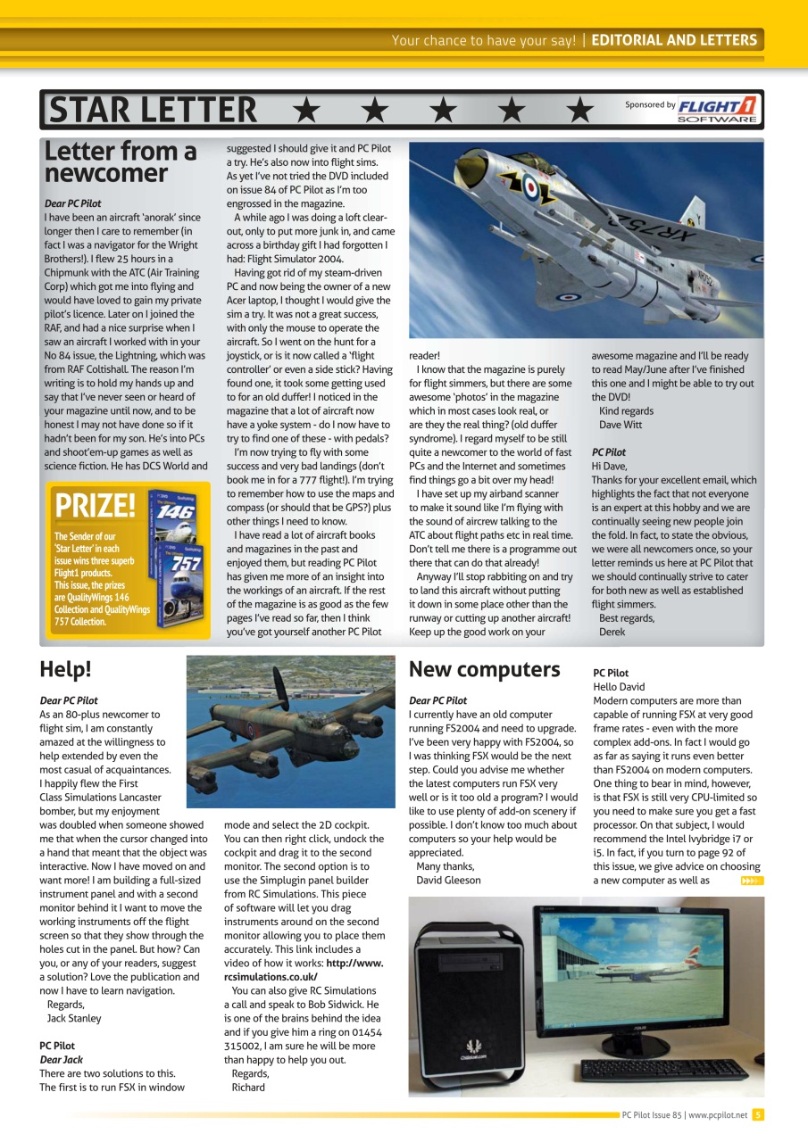 PC Pilot Preview Pages