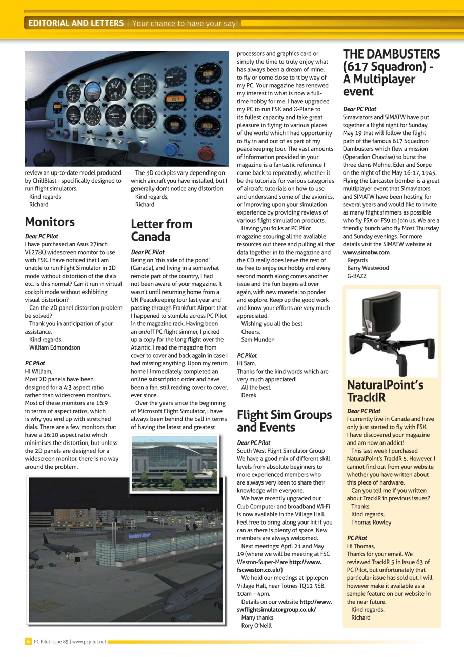 PC Pilot Preview Pages