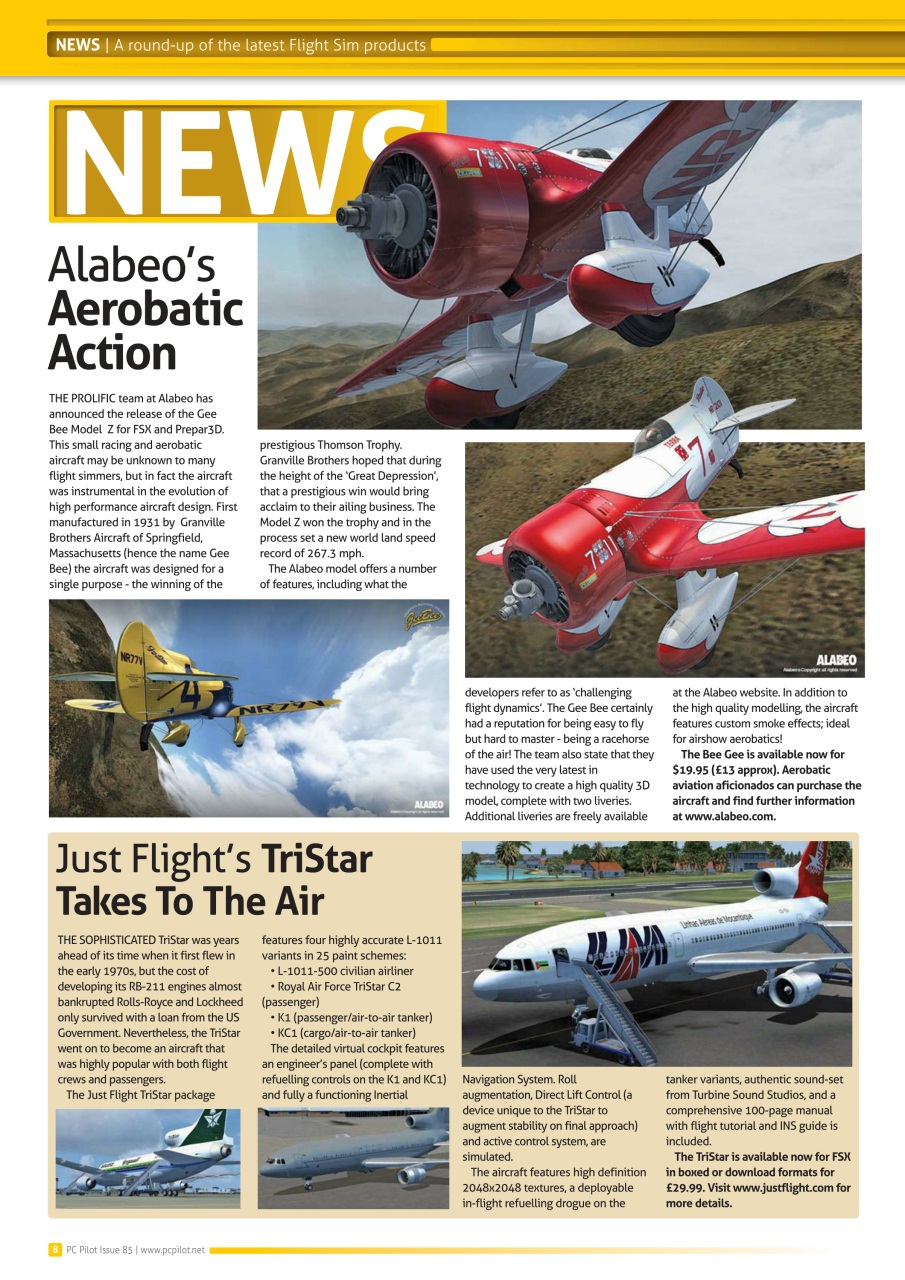 PC Pilot Preview Pages