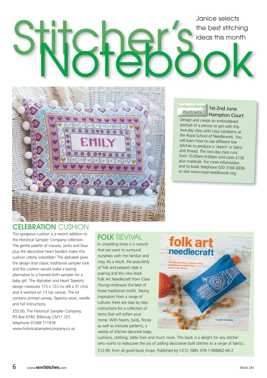 New Stitches Preview Pages