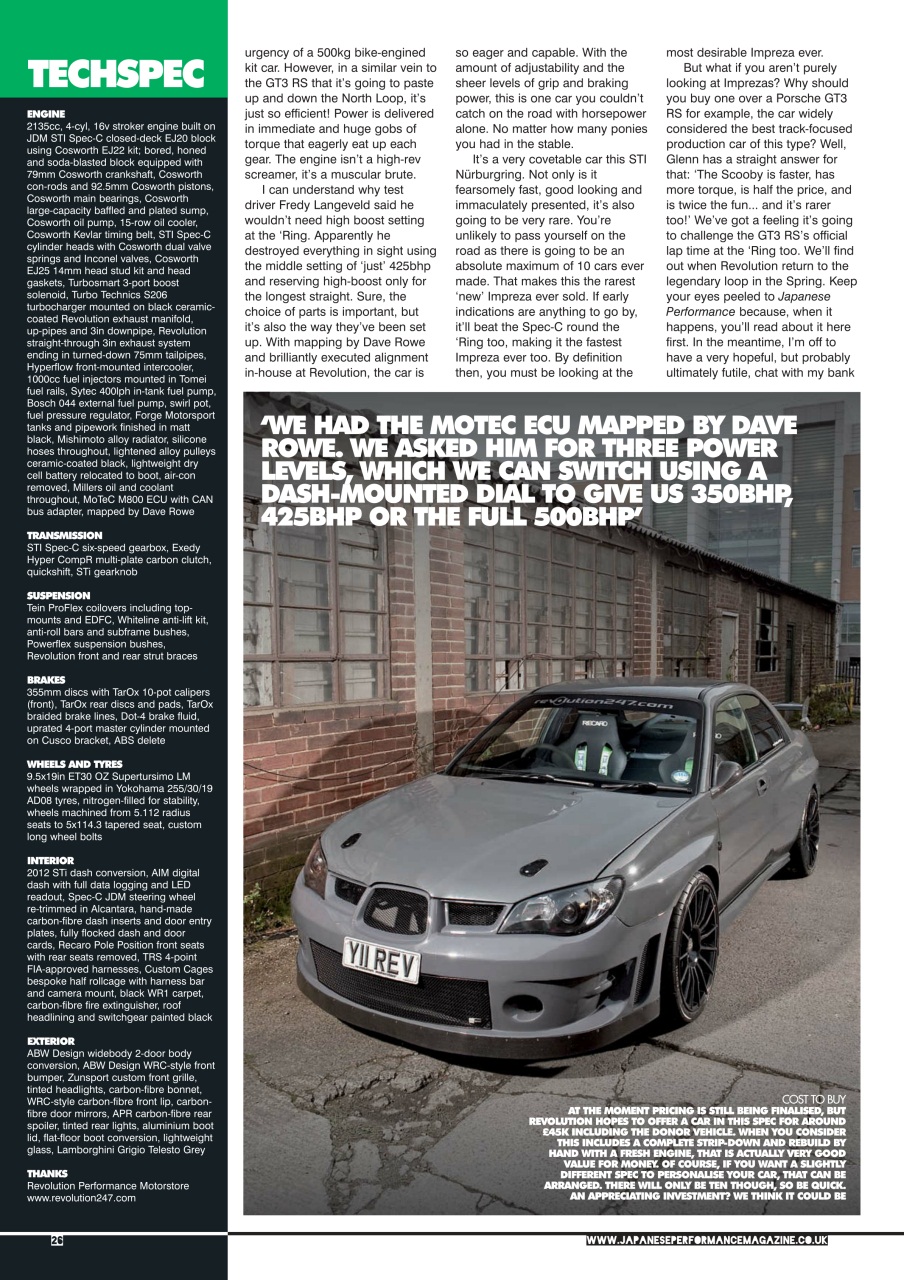 Japanese Performance Preview Pages