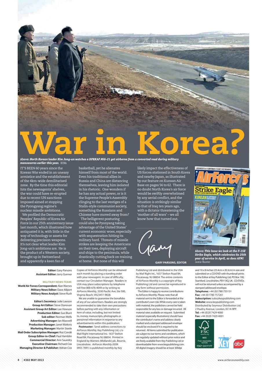 AirForces Monthly Preview Pages