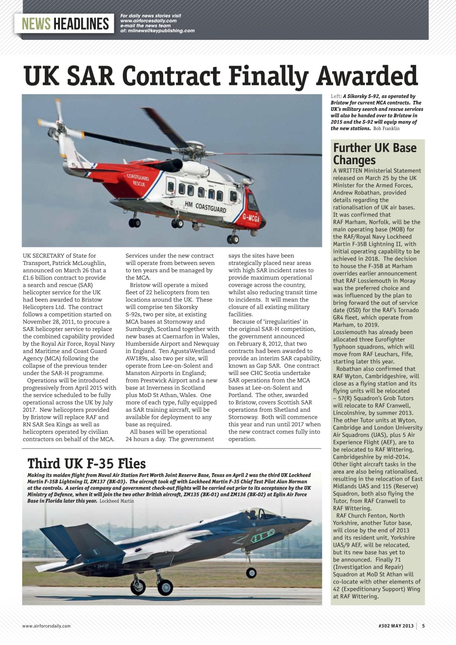 AirForces Monthly Preview Pages