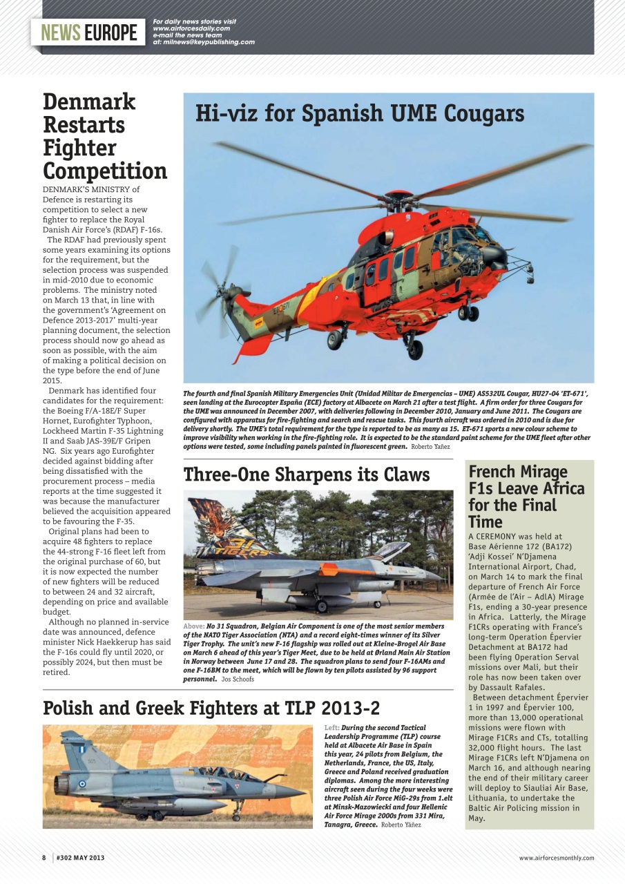 AirForces Monthly Preview Pages