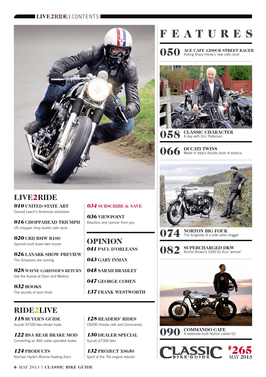 Classic Bike Guide Preview Pages