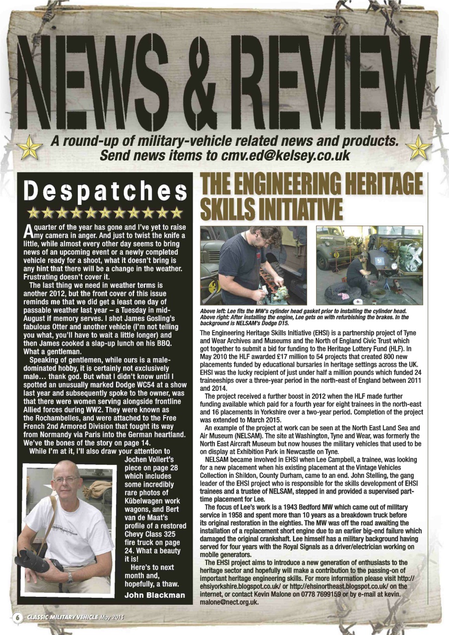 Classic Military Vehicle Preview Pages