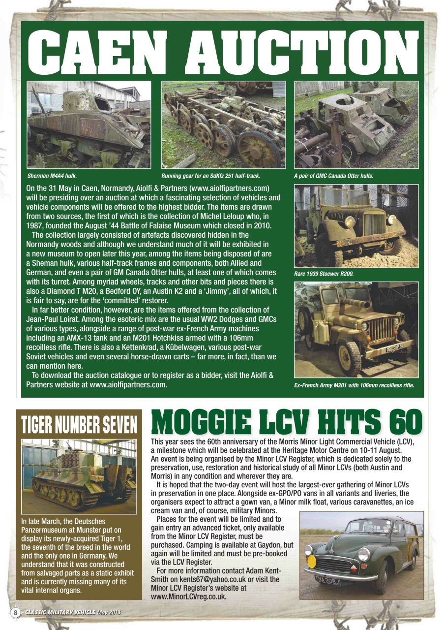 Classic Military Vehicle Preview Pages