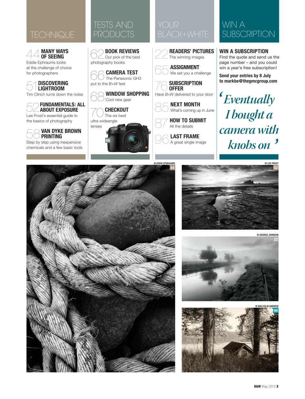 Black+White Photography Preview Pages