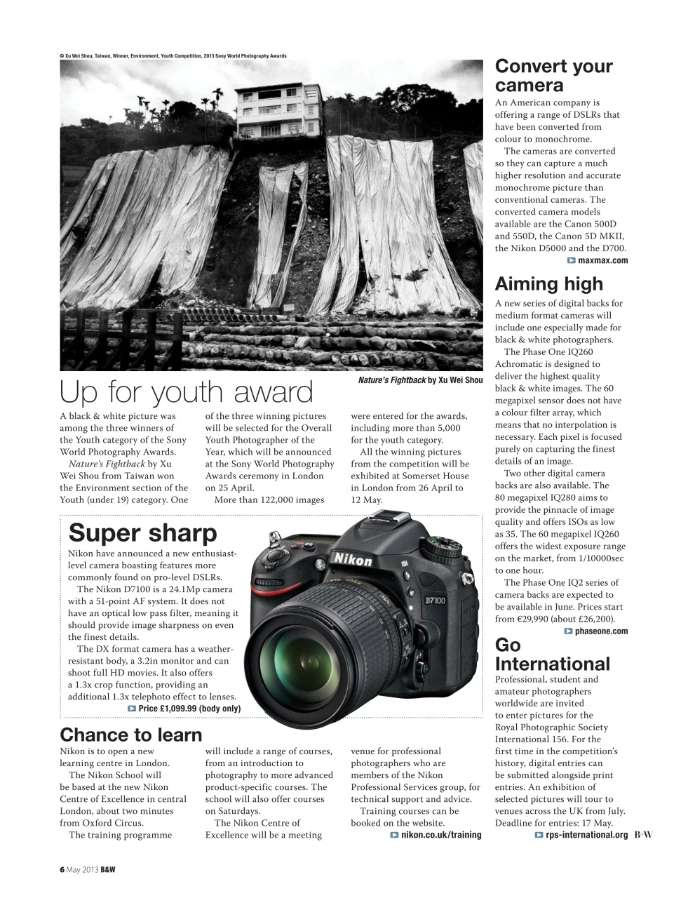 Black+White Photography Preview Pages