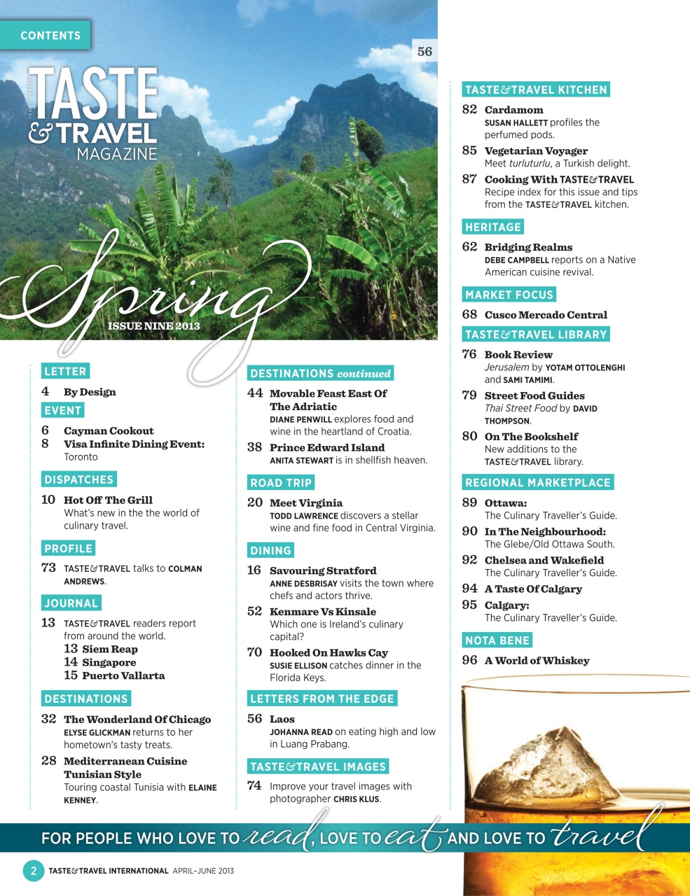 Taste & Travel International Preview Pages