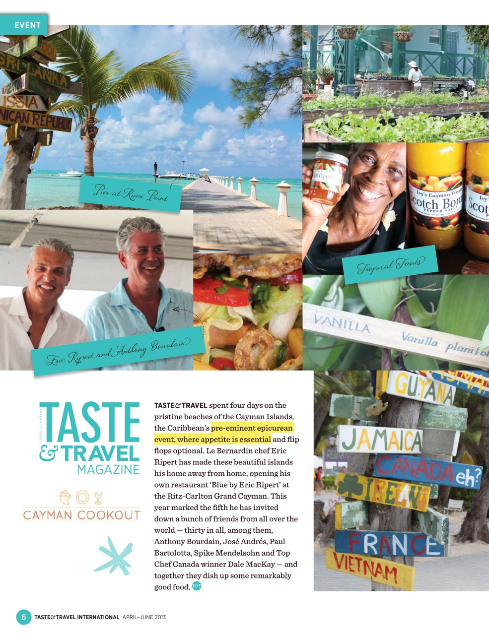 Taste & Travel International Preview Pages