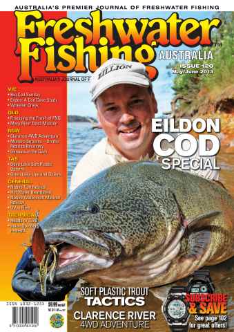 Freshwater Fishing Australia issue FWF120 May-June 2013