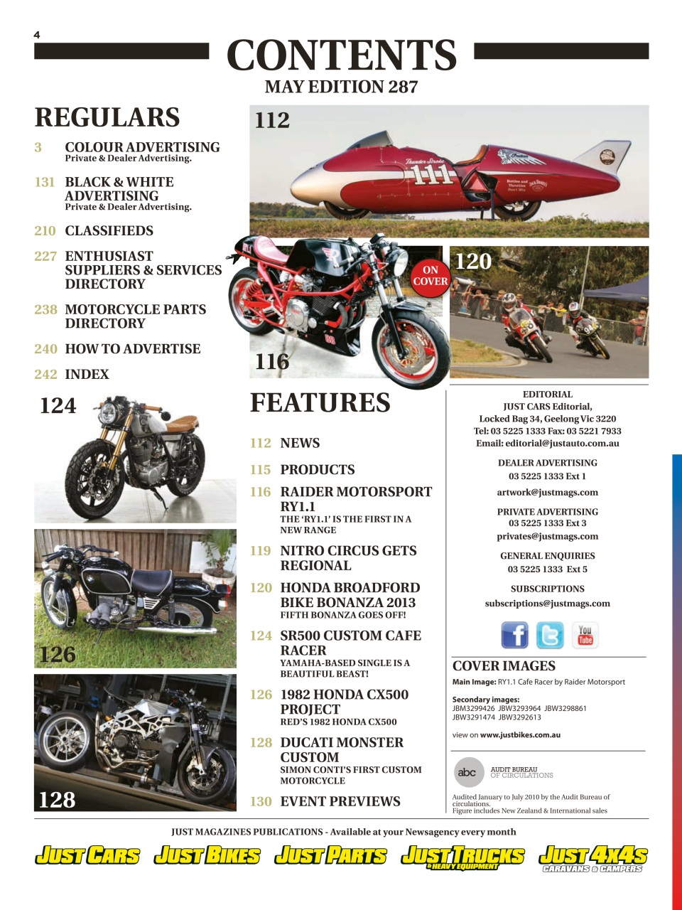 JUST BIKES Preview Pages