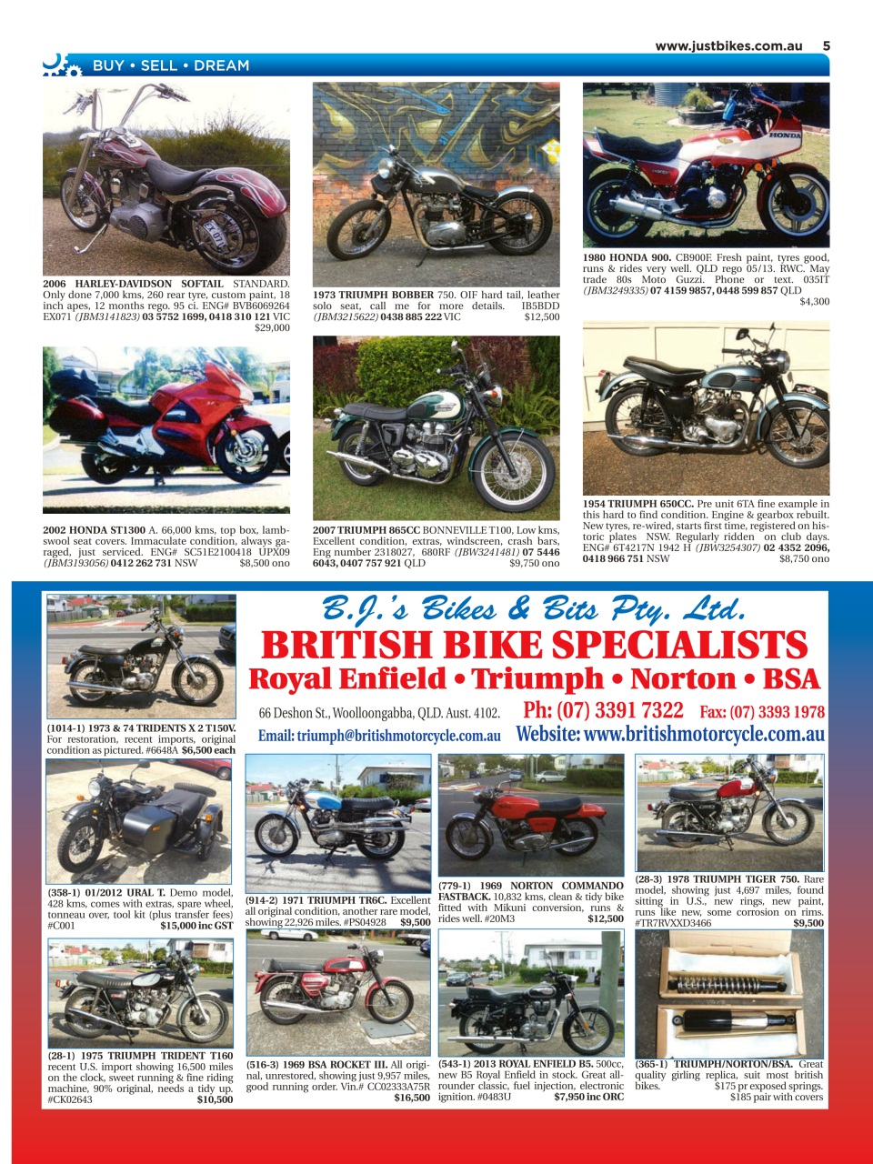 JUST BIKES Preview Pages