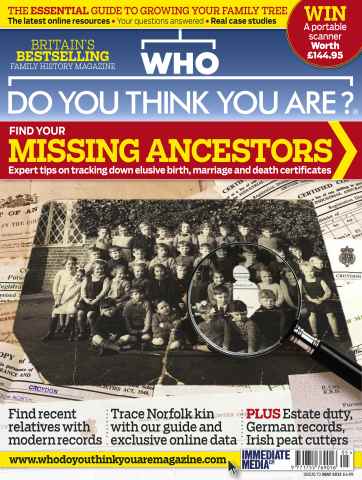 Who Do You Think You Are? issue May 2013
