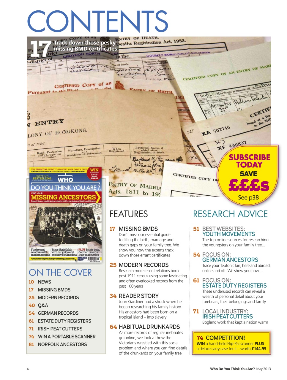 Who Do You Think You Are? Preview Pages