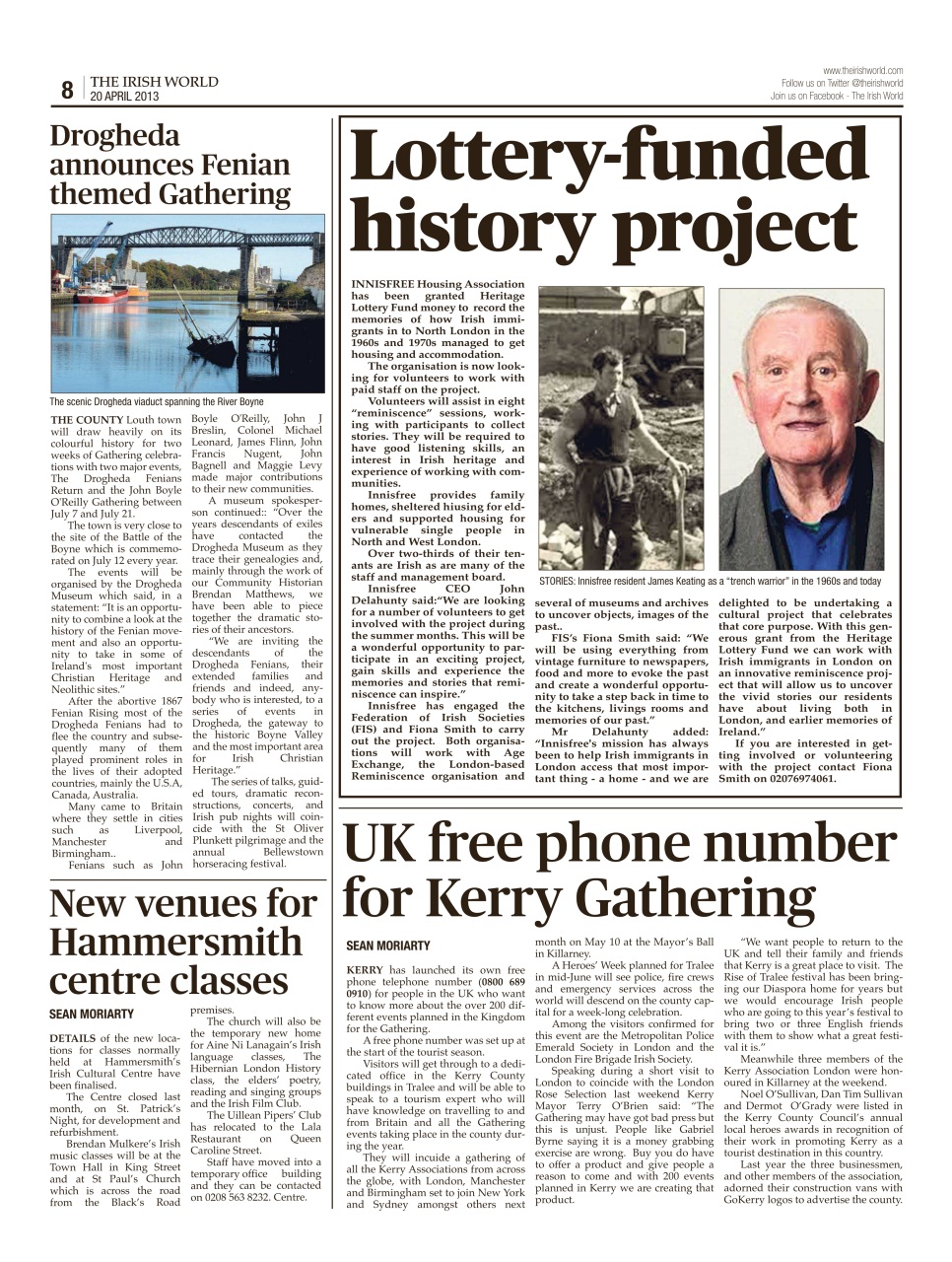 Irish World Preview Pages