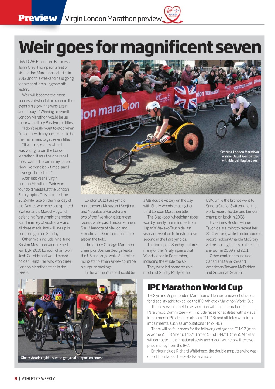 AW – Athletics Weekly Magazine Preview Pages