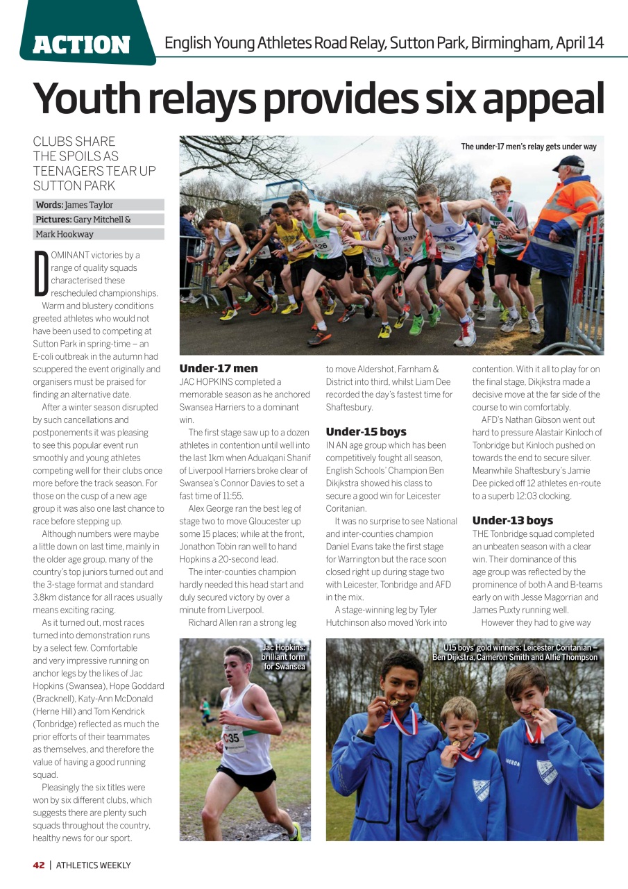 AW – Athletics Weekly Magazine Preview Pages
