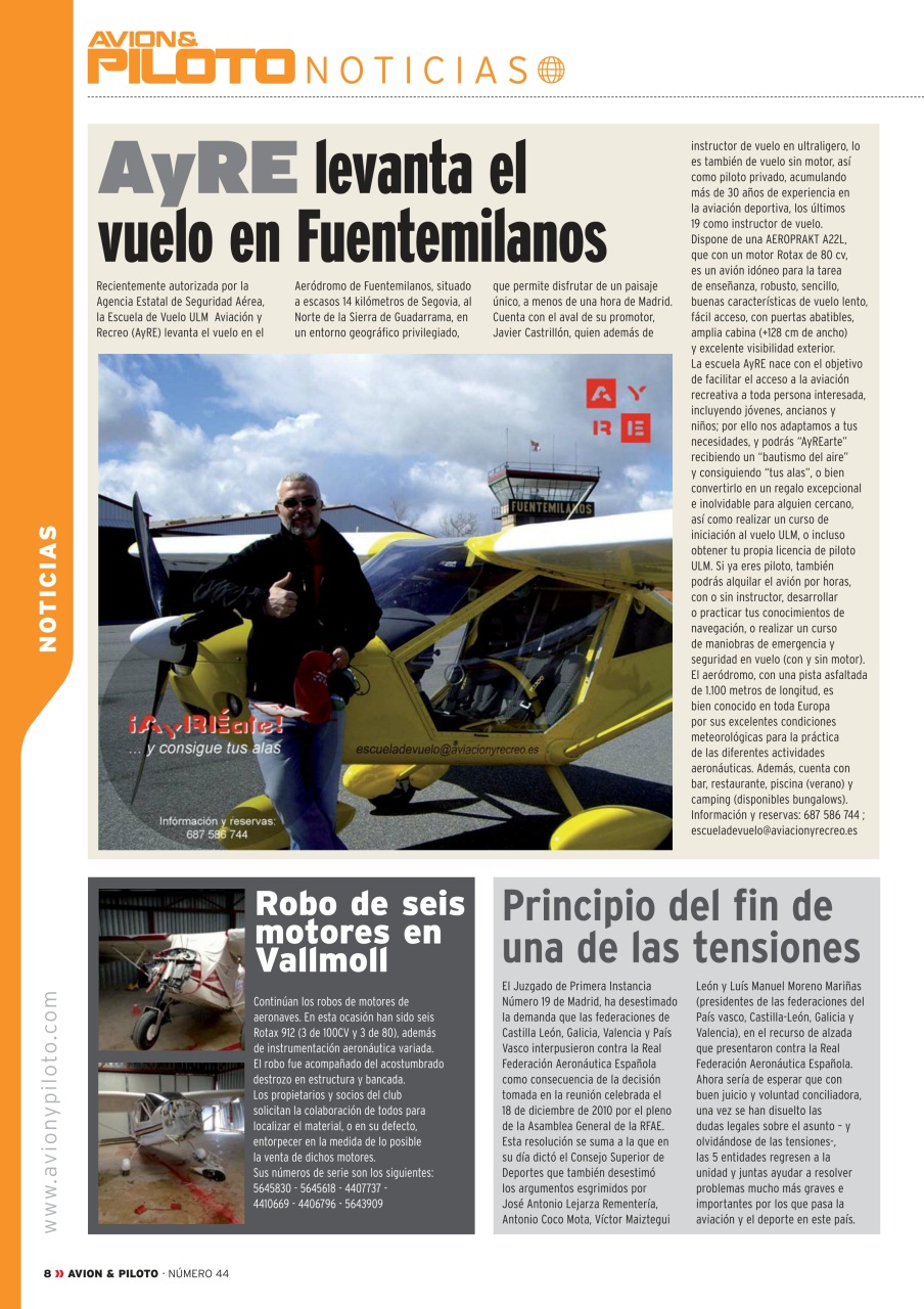 Revista Avion & Piloto Preview Pages