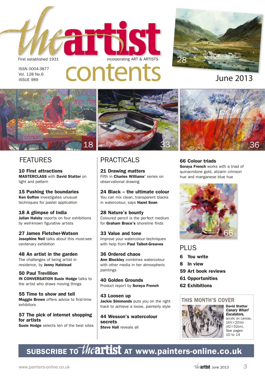 The Artist Preview Pages