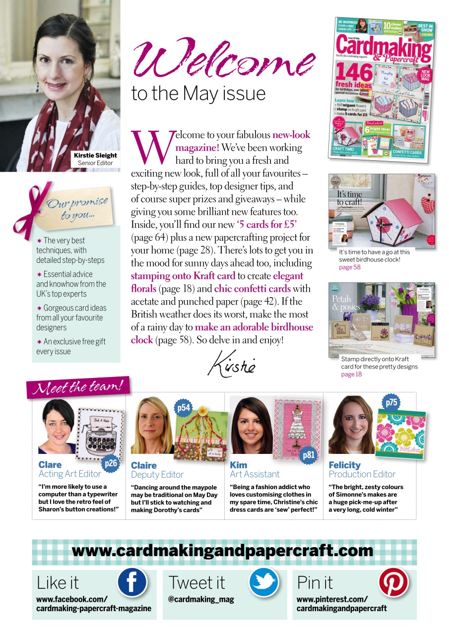 Cardmaking & Papercraft Preview Pages