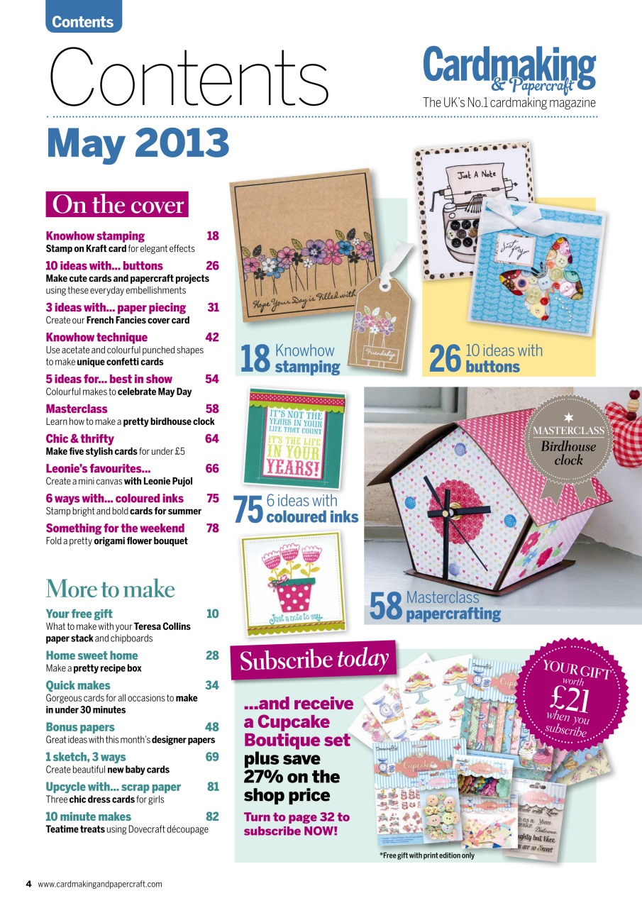 Cardmaking & Papercraft Preview Pages