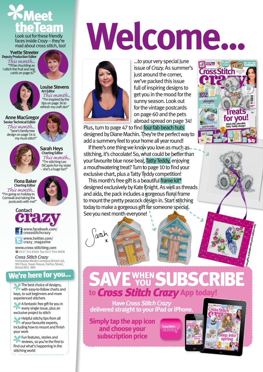 Cross Stitch Crazy Preview Pages