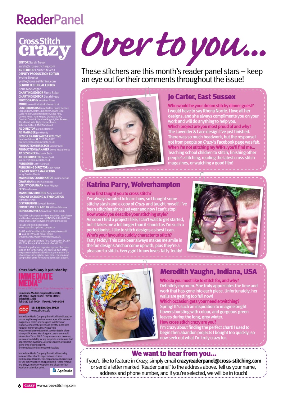 Cross Stitch Crazy Preview Pages