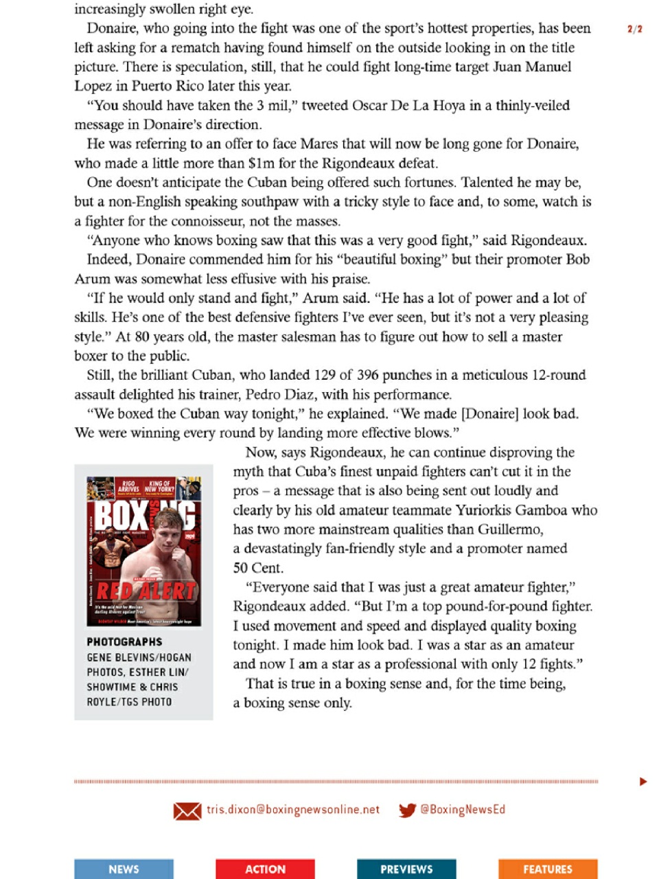 Boxing News Preview Pages