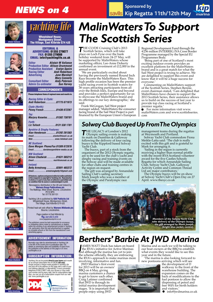 Yachting Life Preview Pages