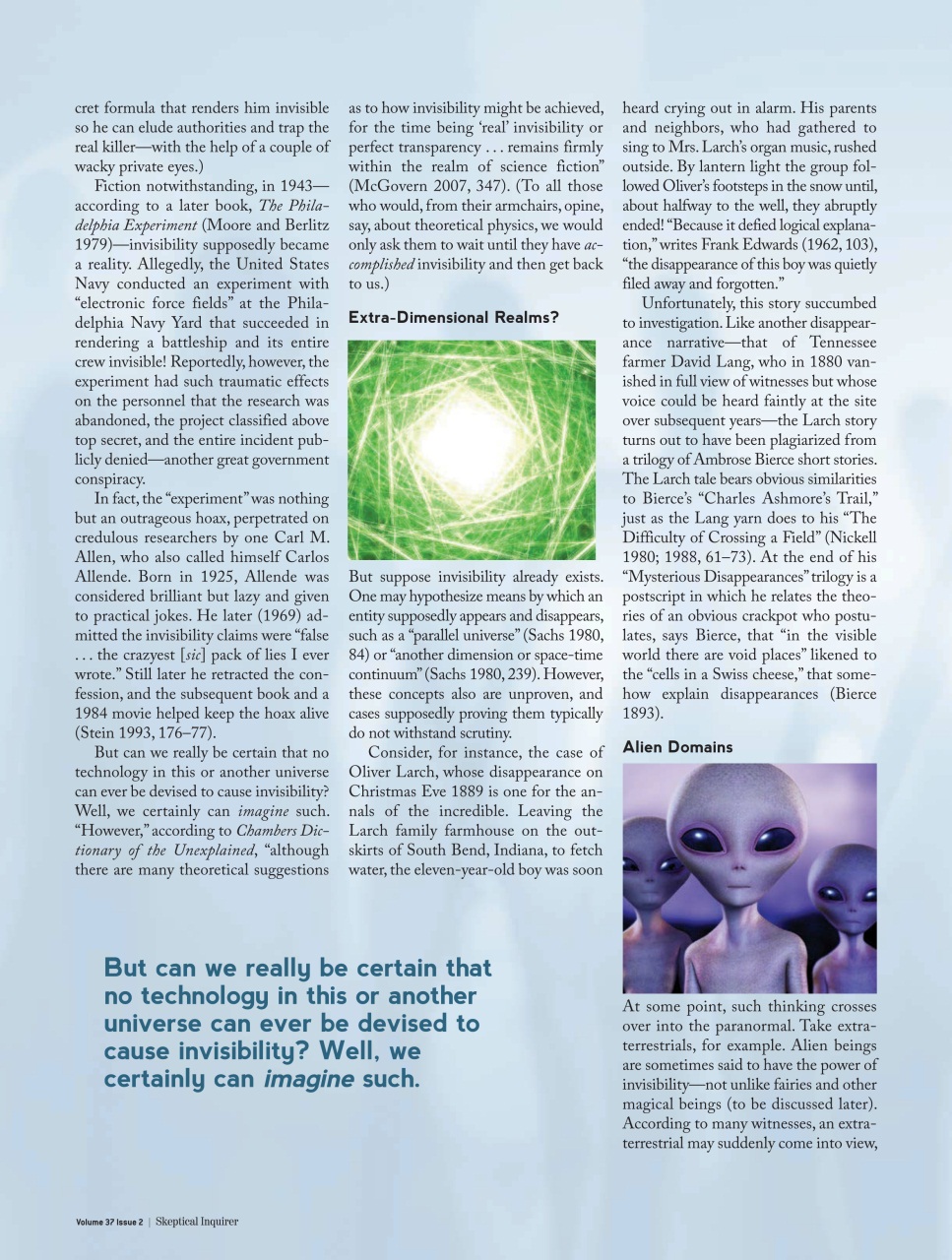 Skeptical Inquirer Preview Pages