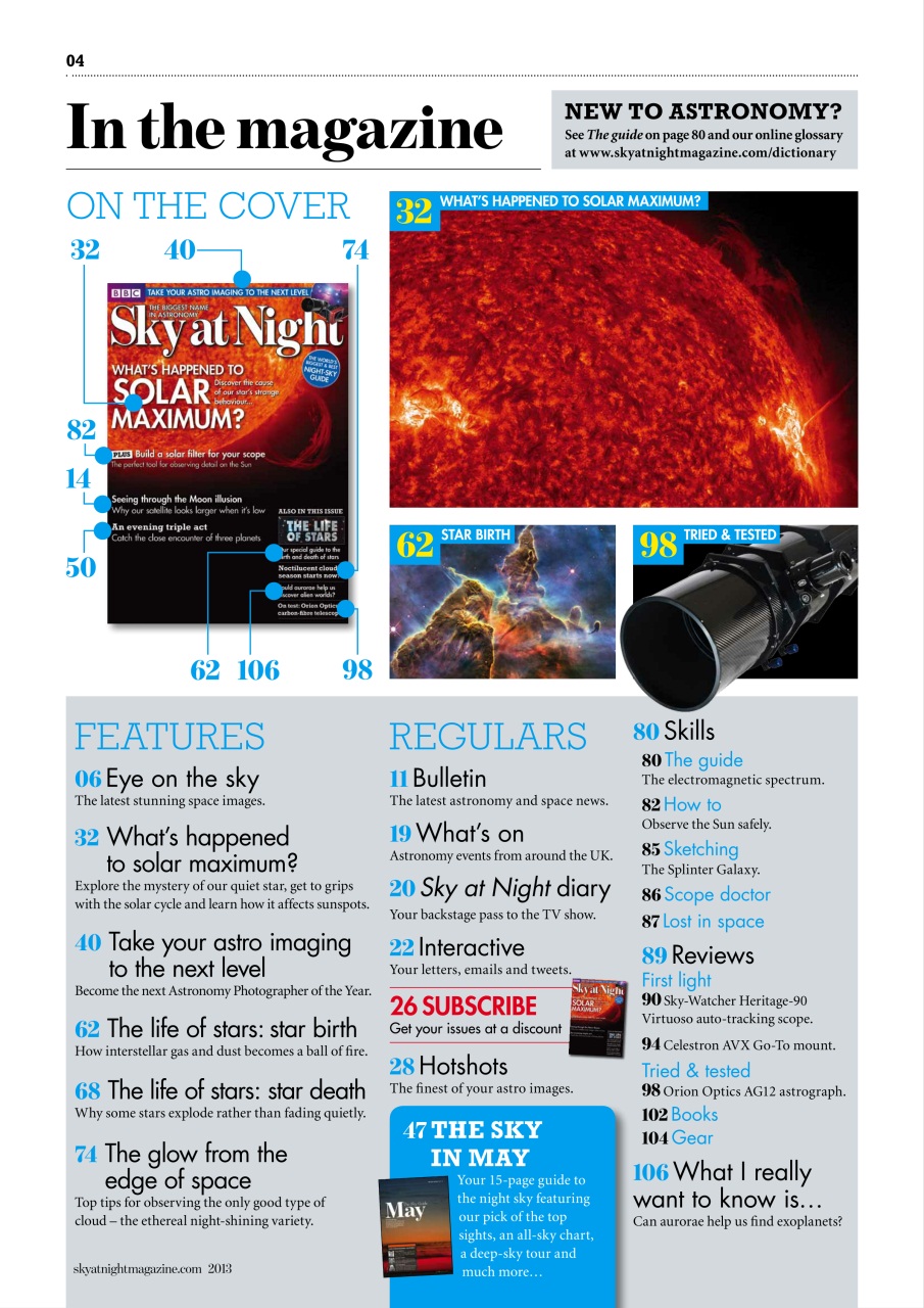BBC Sky at Night Magazine Preview Pages