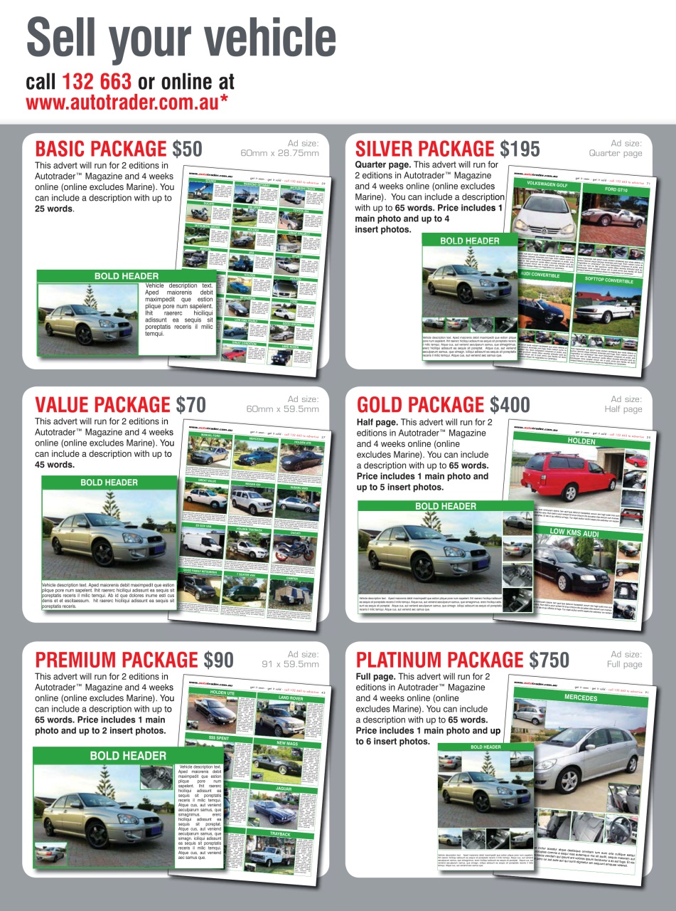 AutoTrader Preview Pages