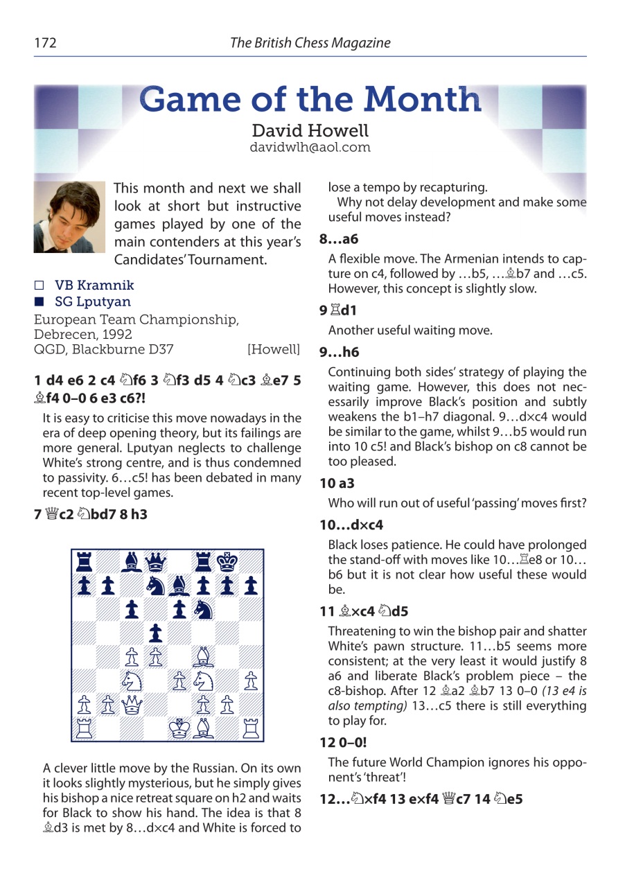 British Chess Magazine Preview Pages