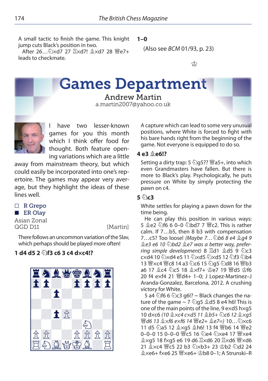 British Chess Magazine Preview Pages