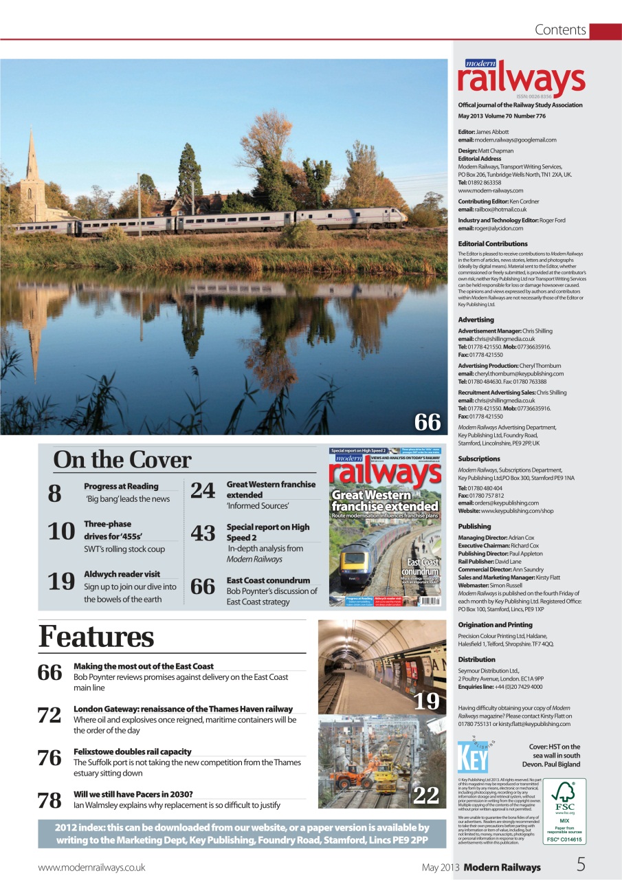 Modern Railways Preview Pages