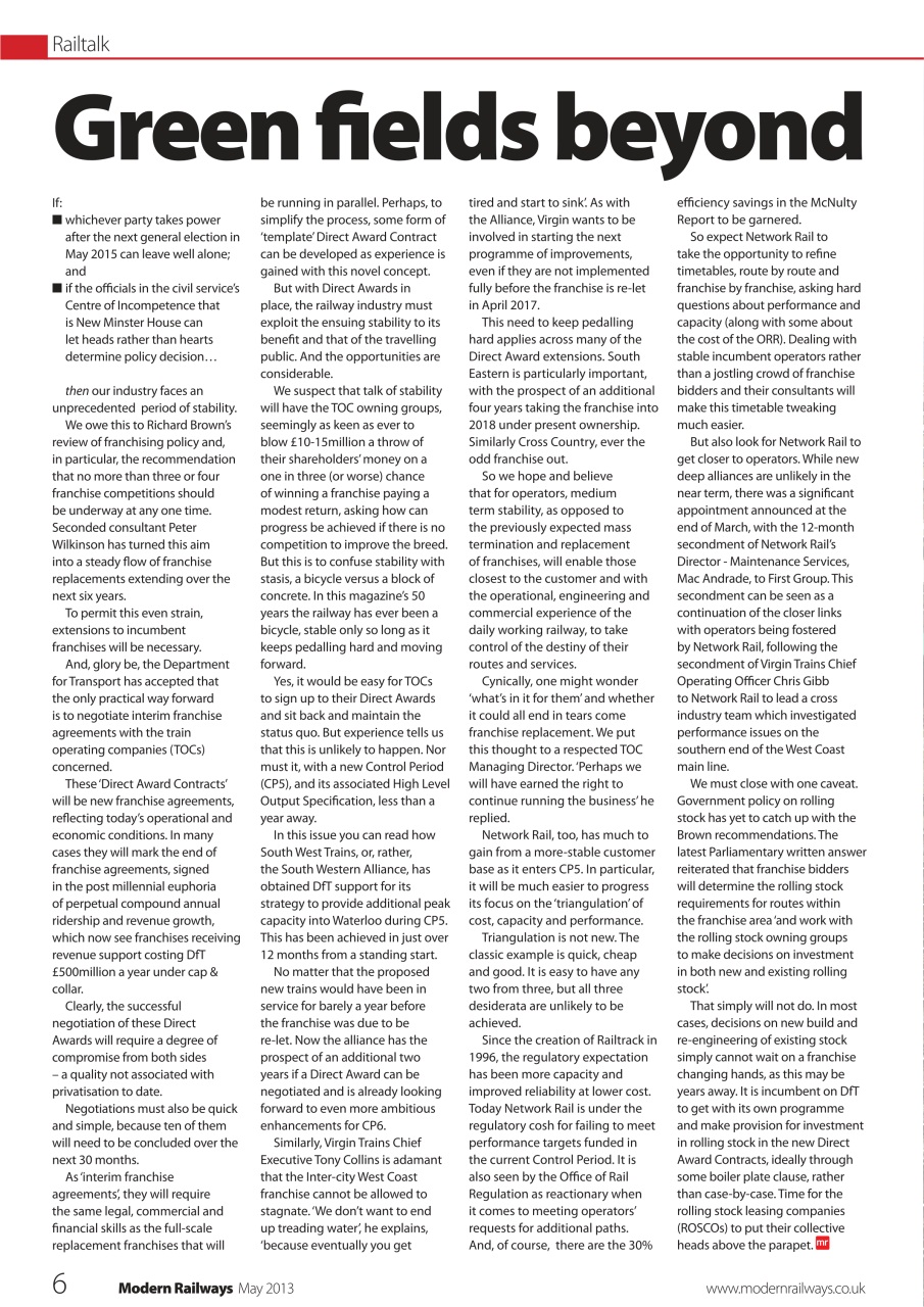 Modern Railways Preview Pages