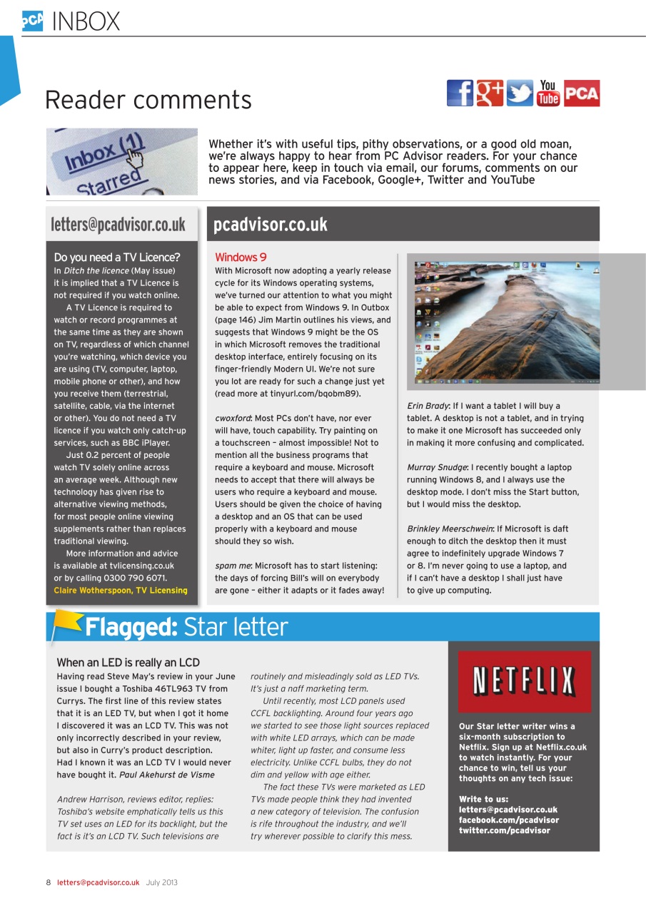 Tech Advisor Preview Pages