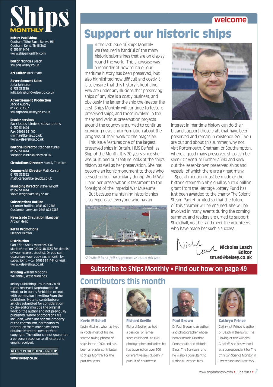 Ships Monthly Preview Pages