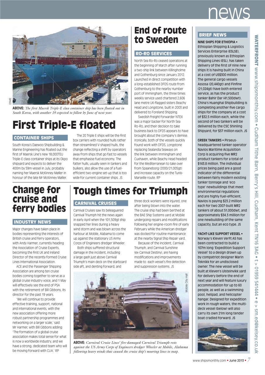 Ships Monthly Preview Pages