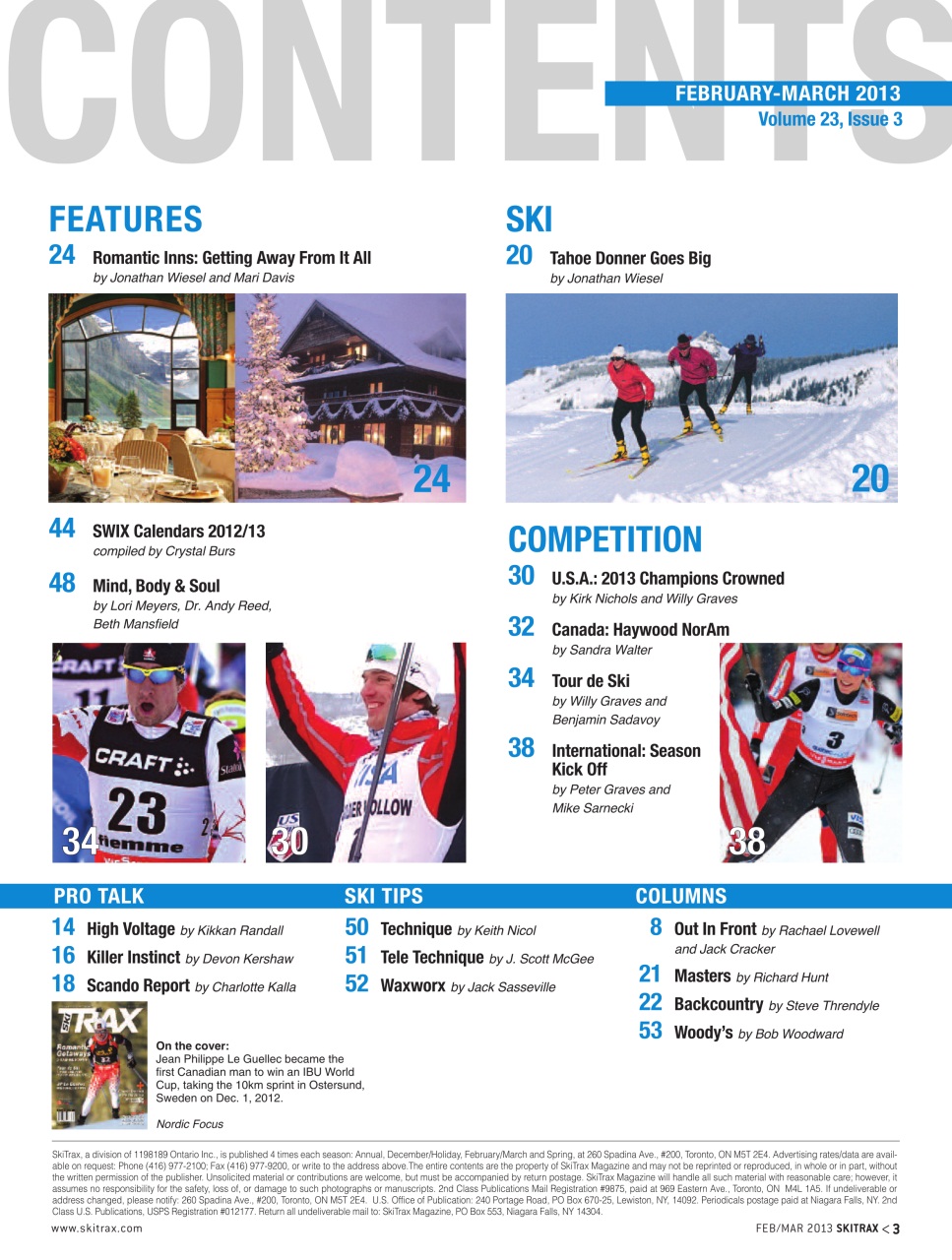 SkiTrax Preview Pages