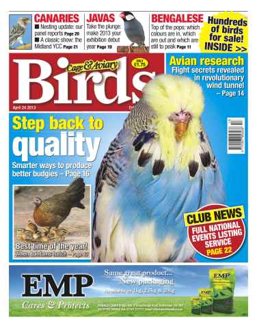 Cage & Aviary Birds issue Cage & Aviary 24 April 2013