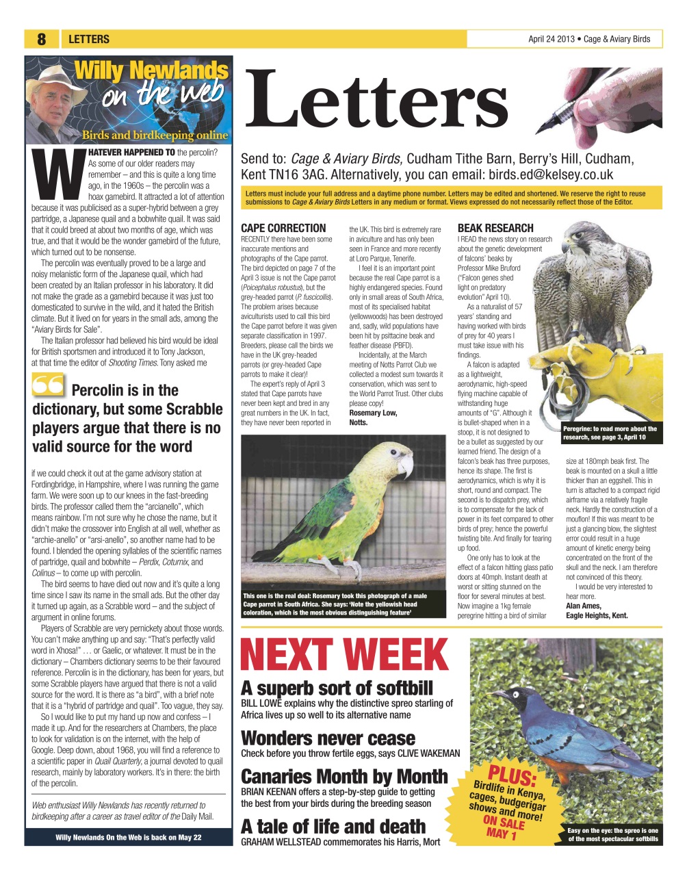 Cage & Aviary Birds Preview Pages