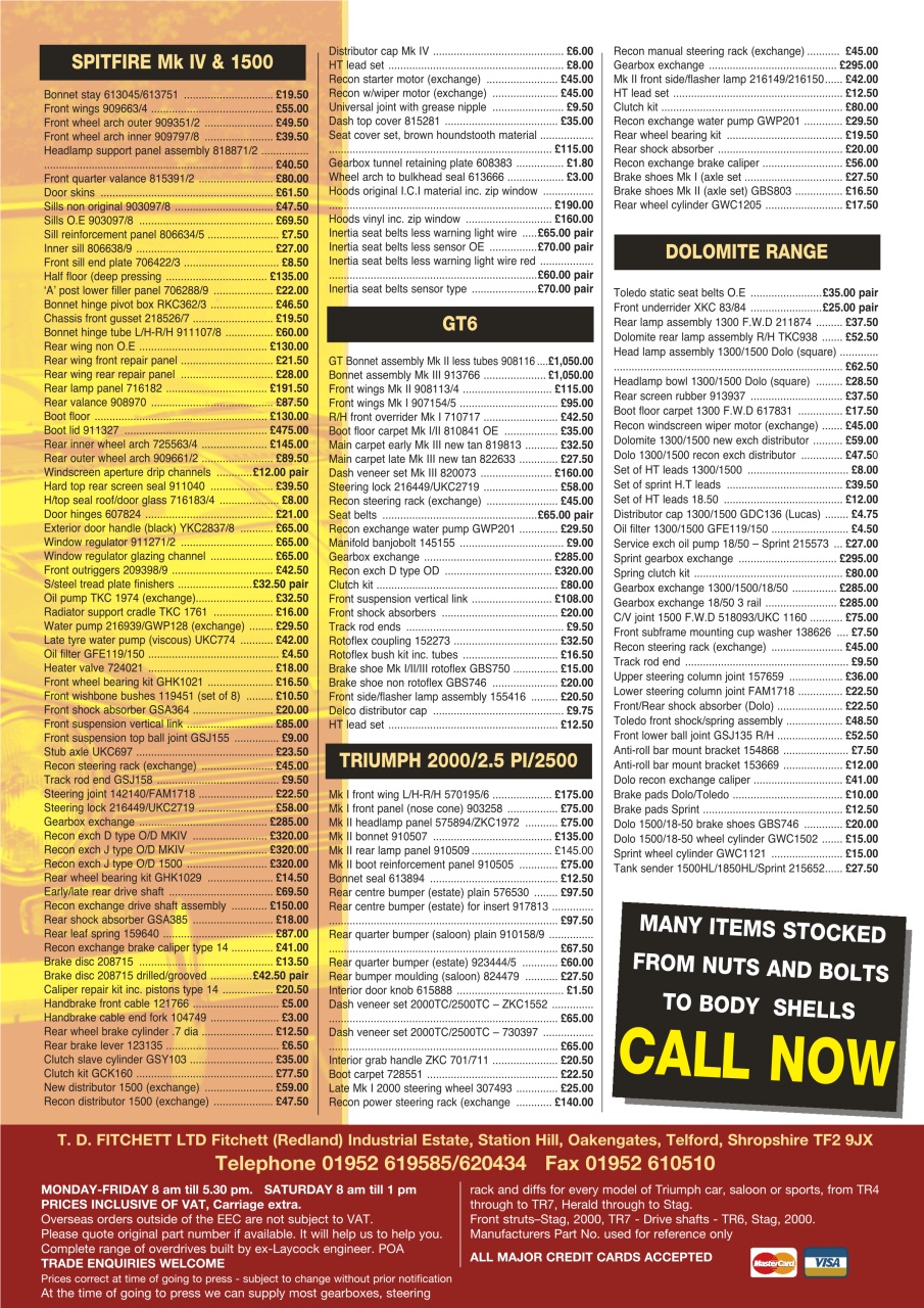 Triumph World Preview Pages