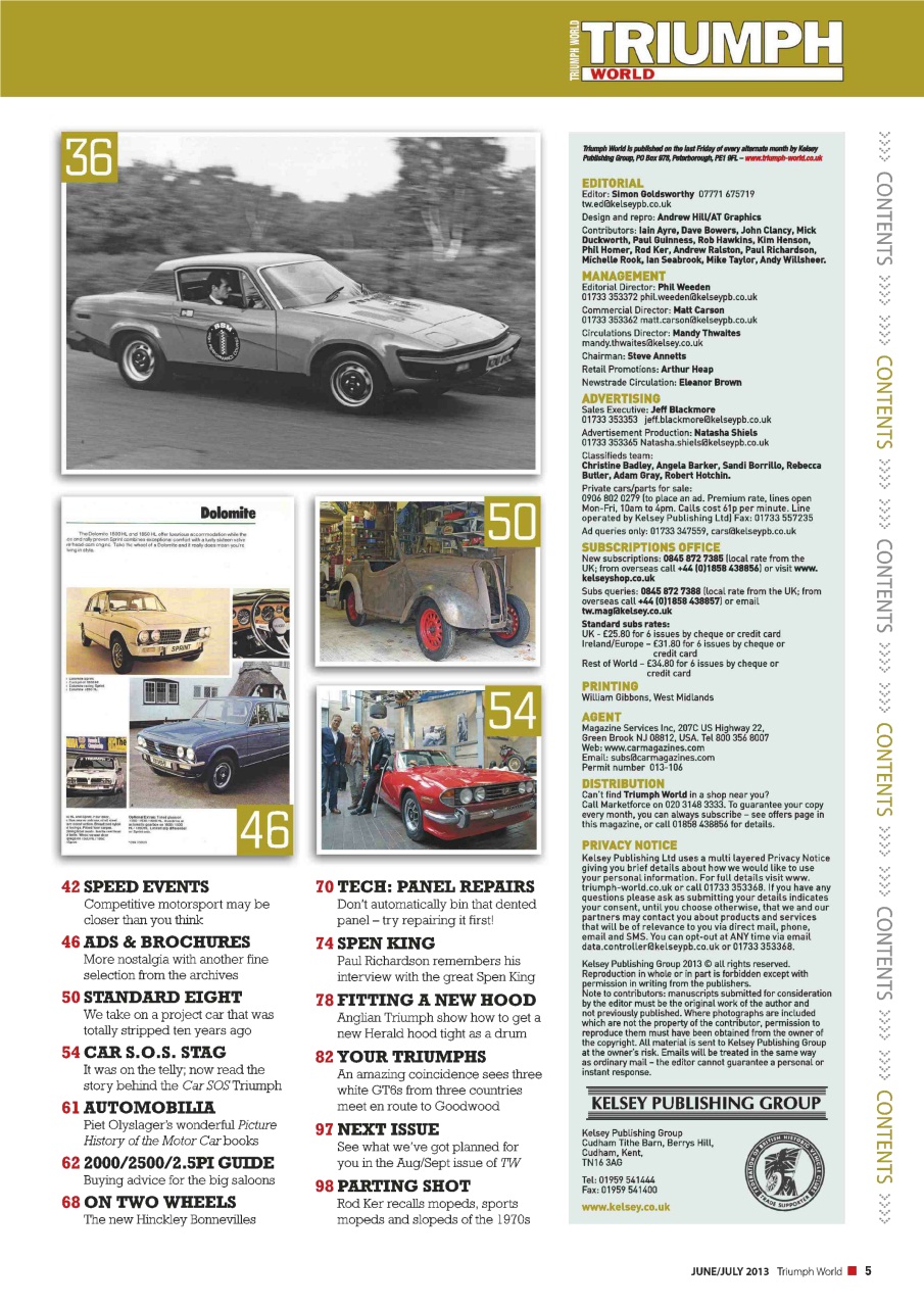 Triumph World Preview Pages