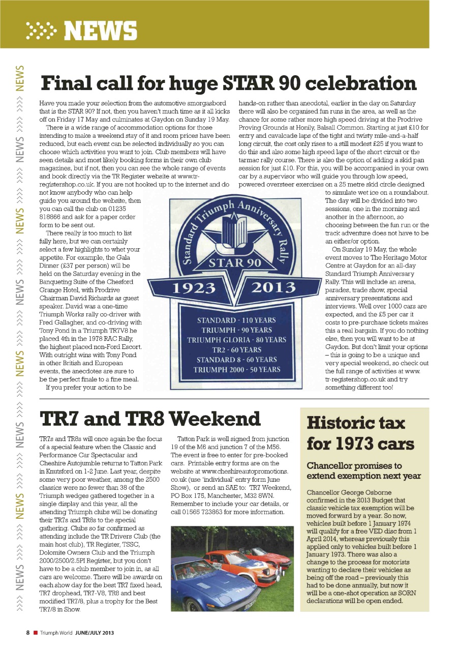 Triumph World Preview Pages