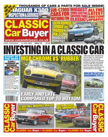 Classic Car Buyer issue CCB April 24 2013