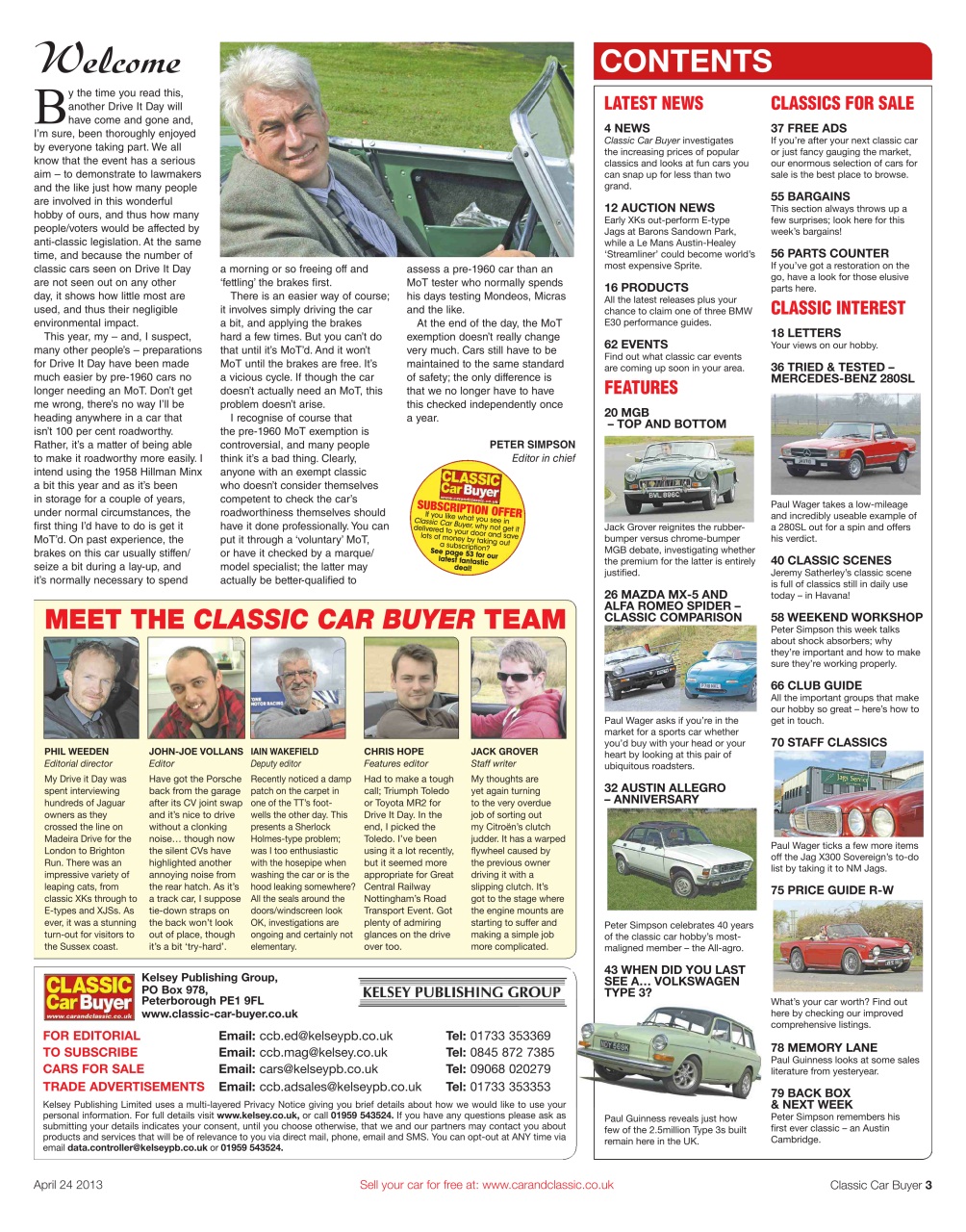 Classic Car Buyer Preview Pages